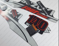 Suzuki DF140 140hp Four Stroke - 2003 - 2009 Outboard Decal Kit Suzuki DF140 140hp Four Stroke - 2003 - 2009 Outboard Decal Kit